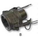 RACOR CAMLOCK TIPO B ALUMINIO