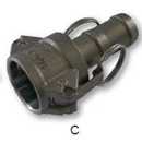 RACOR CAMLOCK TIPO C ALUMINIO