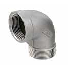 RACOR CODO MACHO HEMBRA INOXIDABLE