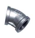 RACOR CODO 45º HEMBRA HEMBRA INOXIDABLE