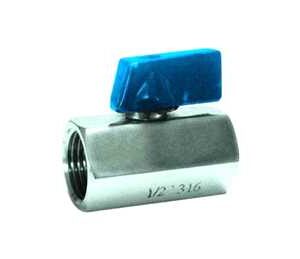 VALVULA INOXIDABLE MINI H-H