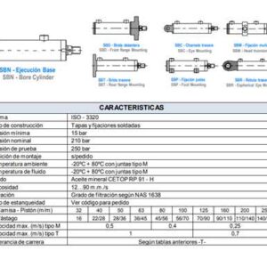 CILINDROS ISO 3320 TIPOS Y CARACTERISTICAS
