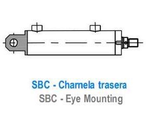 CILINDRO ISO 3320 - CHARNELA MACHO - SBC