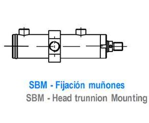 CILINDRO ISO 3320 - FIJACION MUÑONES - SBM