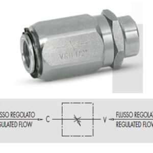 REGULADOR DE CAUDAL TIPO PIÑA BIDIRECCIONAL