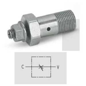 REGULADOR DE CAUDAL TIPO TORNILLO