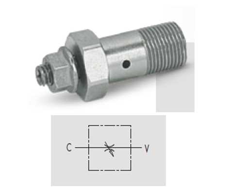 REGULADOR DE CAUDAL TIPO TORNILLO