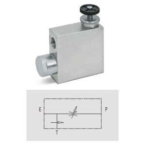 REGULADOR DE CAUDAL 3 VIAS COMPENSADO