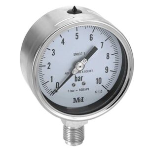 Manómetro Todo Inoxidable Ø100 y Ø150.