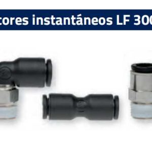 Racores instantáneos plástico Legris Serie 3000 estehyne Bilbao
